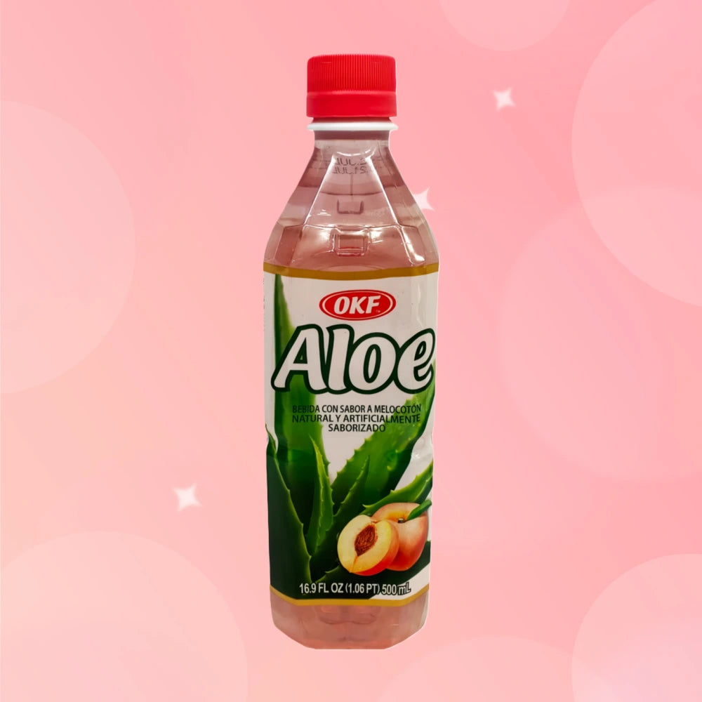 OKF Aloe Drink-Peach 500ml