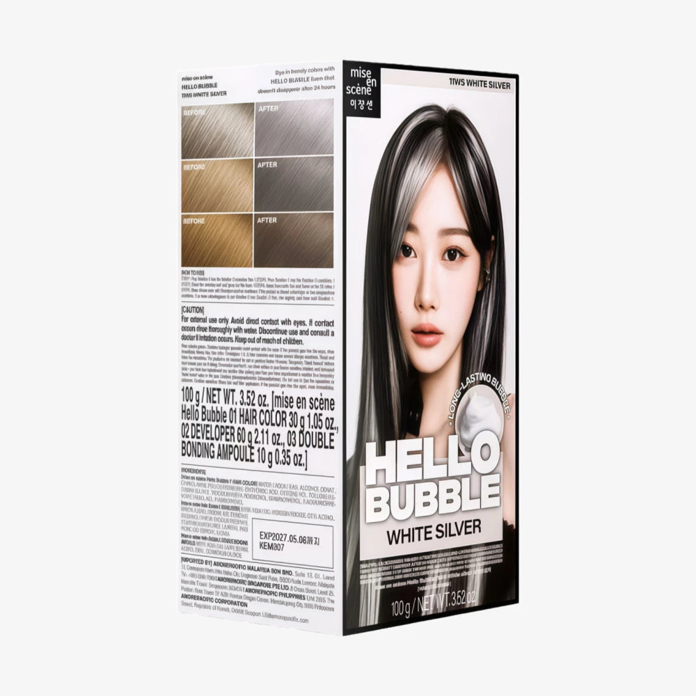 MISE EN SCÈNE Hello Bubble 11WS Blanc Argent