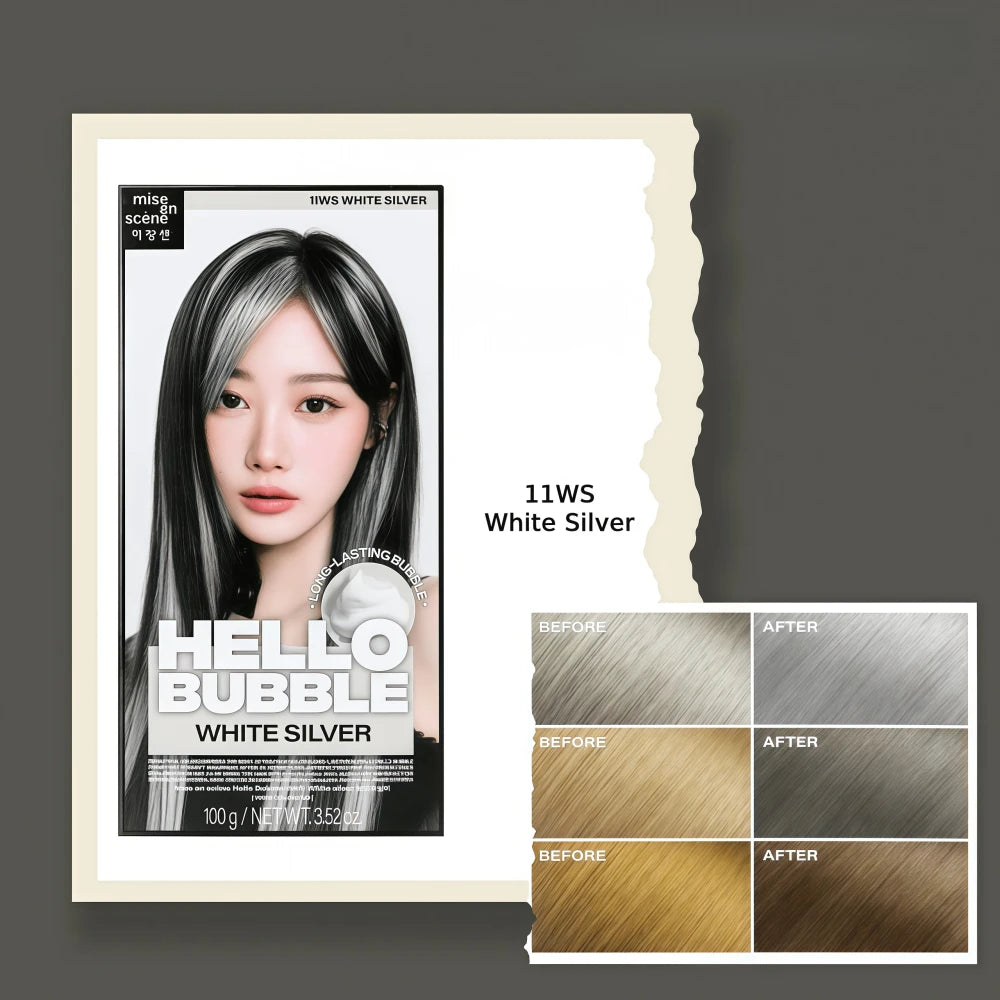 MISE EN SCÈNE Hello Bubble 11WS Blanc Argent