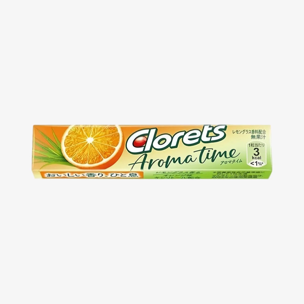 MONDELEZ Clorets Aroma Time Gum (Lemongrass Orange Flavor) 14g