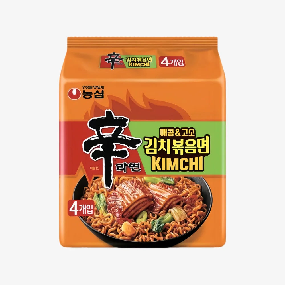 NONGSHIM SHIN RAMEN Stir Fry Kimchi (137g*4)