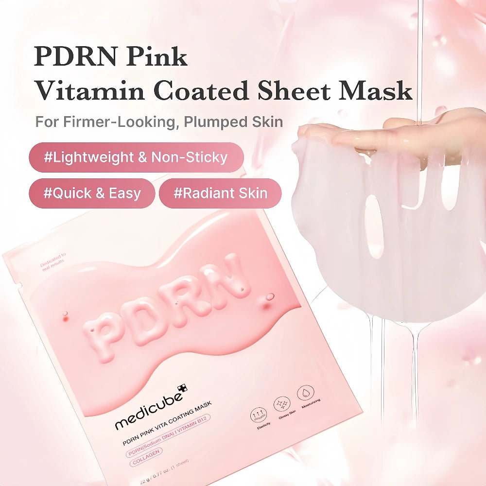 MEDICUBE PDRN Pink Vita Coating Mask