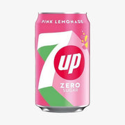 7Up Zero Sugar Soda Pink Lemonade 330ml