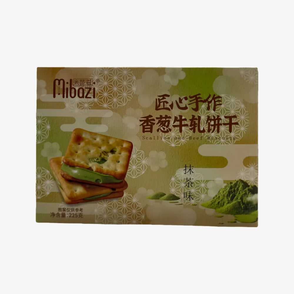 MBC Nougat Cookies (Matcha Flavor) 225g