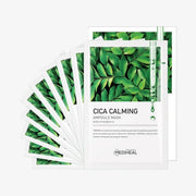 MEDIHEAL Masques en ampoules apaisants à la cica (10 unités)