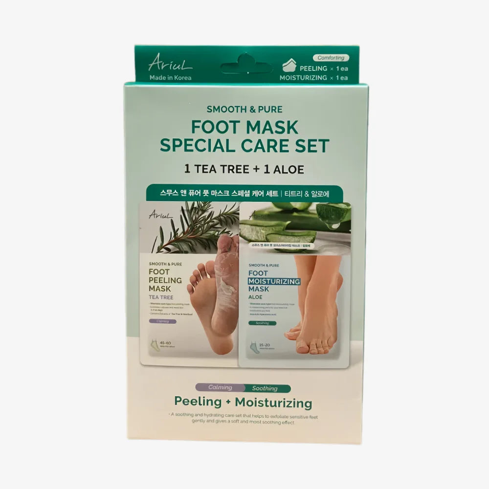 ARIUL Smooth & Pure Foot Mask Special Care Duo Set Comforting