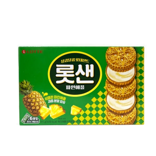 Lotte Pineapple  Biscuits 315g
