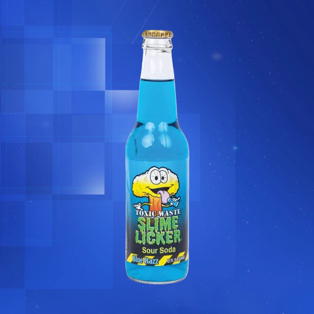 TOXIC WASTE Slime Licker Sour Soda Blue Razz 355ml