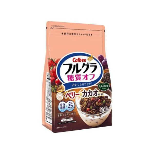 CALBEE Cereal sugar off-berry&cacao taste 550g