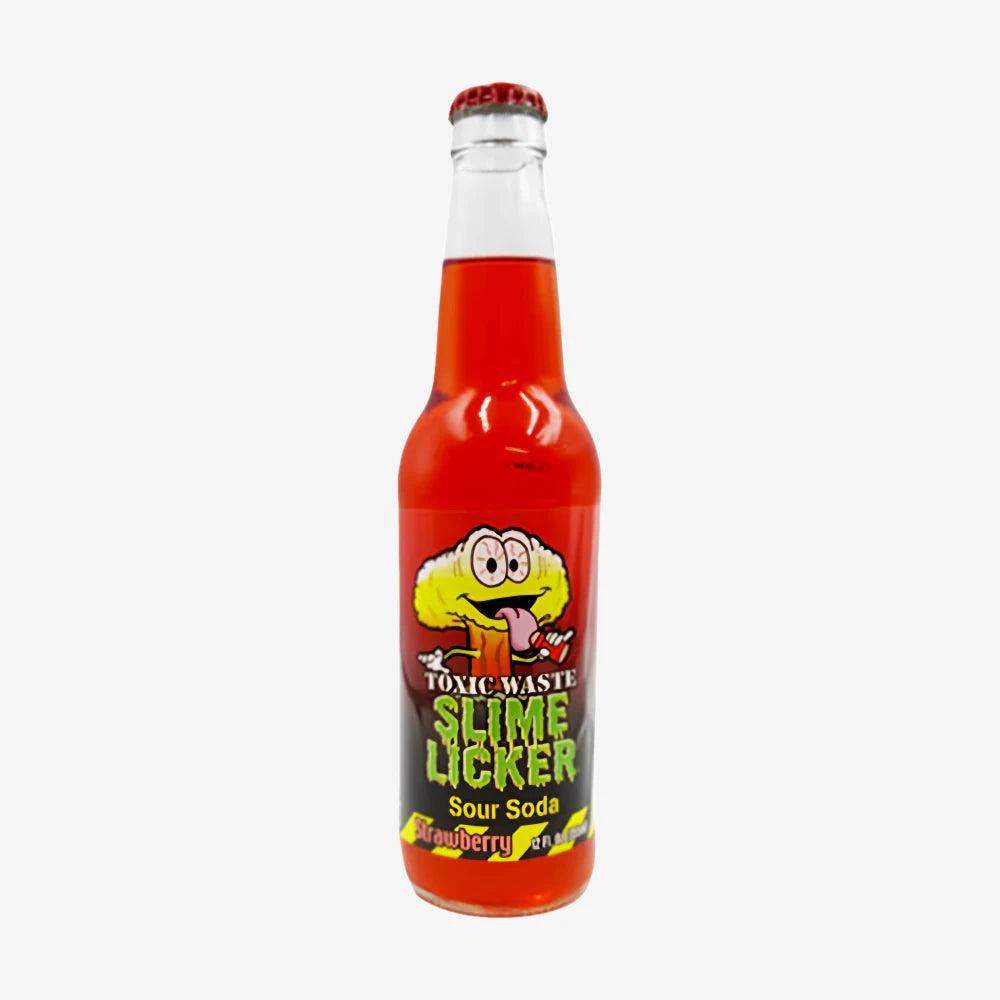TOXIC WASTE Slime Licker Sour Soda Strawberry 355ml