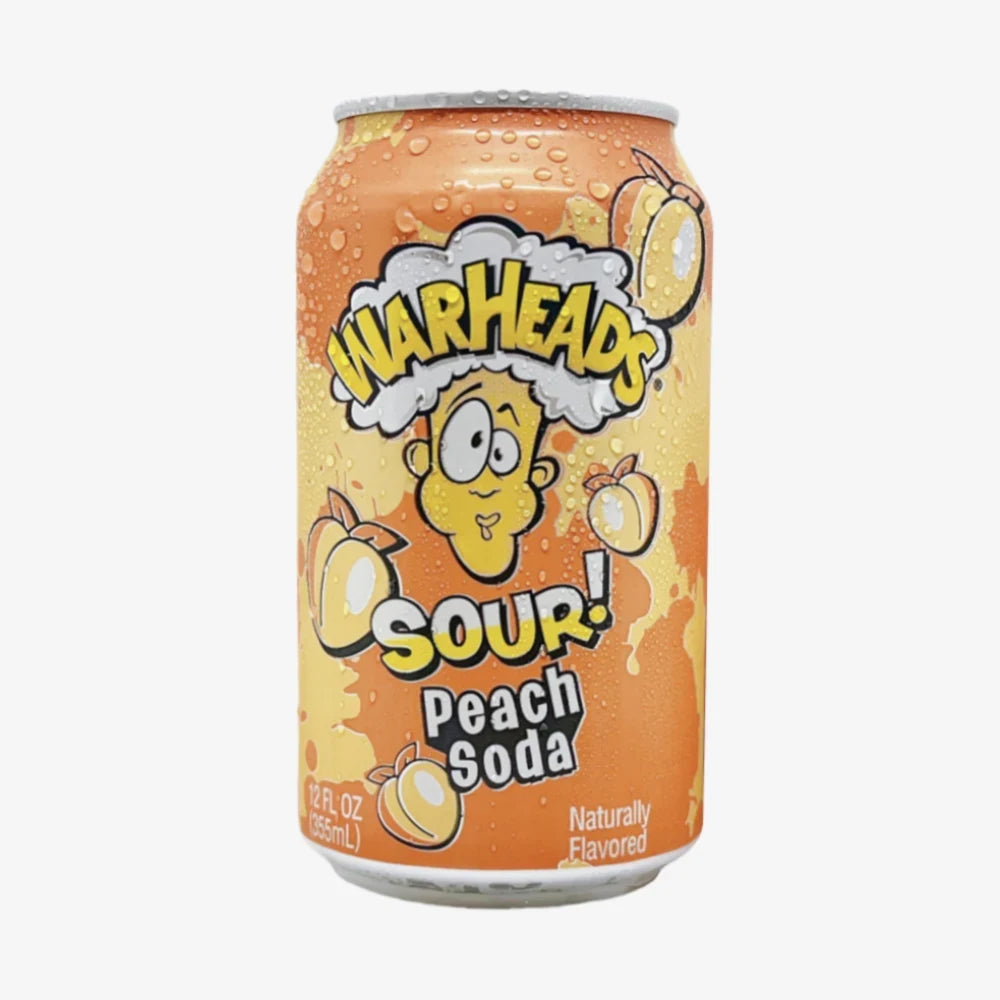 WARHEADS Sour Peach Soda 355ml
