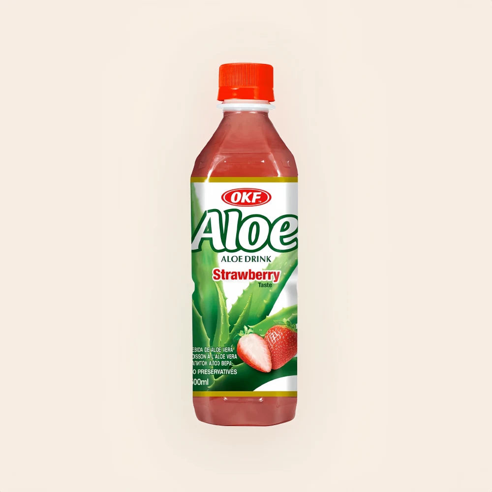 OKF Aloe Drink-Strawberry 500ml