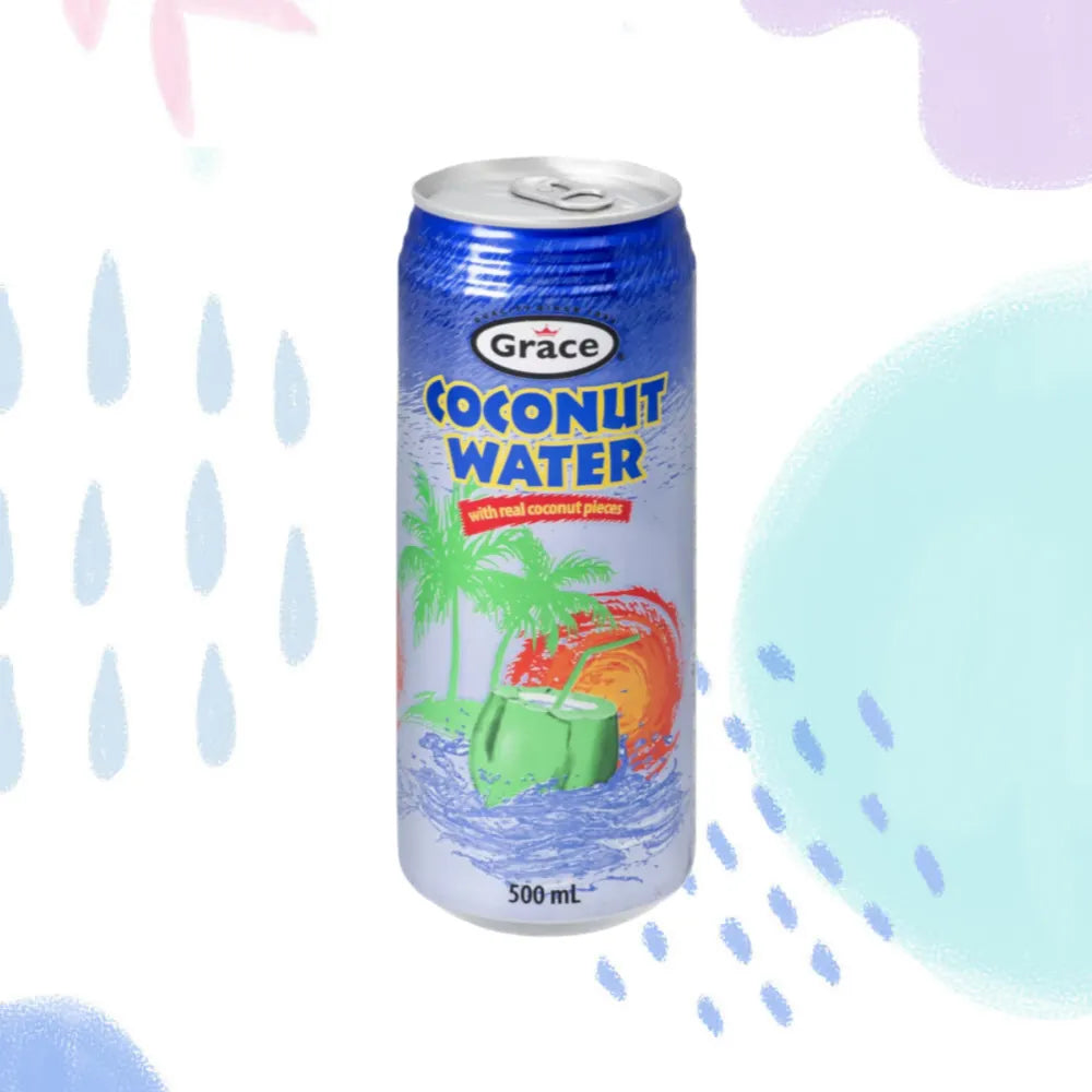 GRACE Coconut Water with Coconut Pieces 500ml