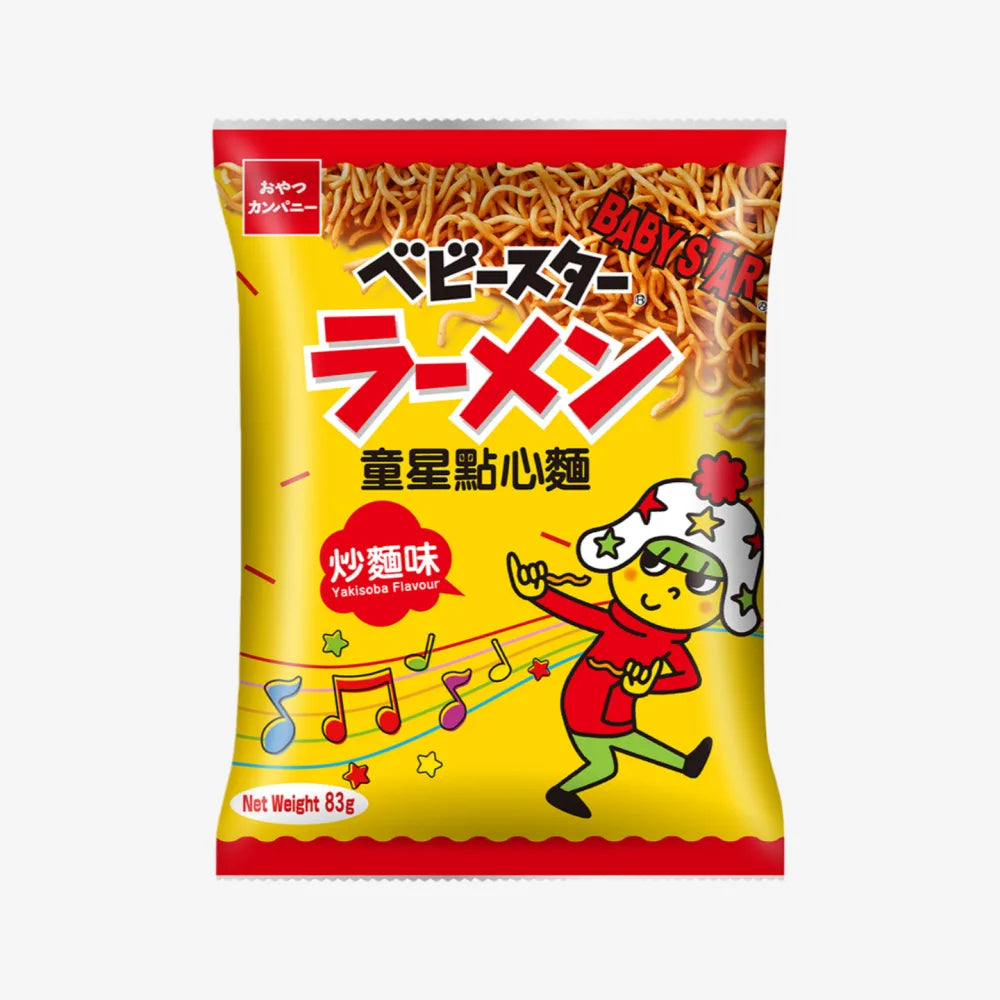 BABY STAR Snack Noodle Fried Noodle (Yakisoba Flavor) 83g