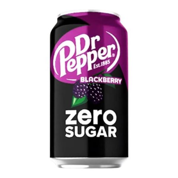 Dr. Pepper BlackBerry Zero Sugar 355ml
