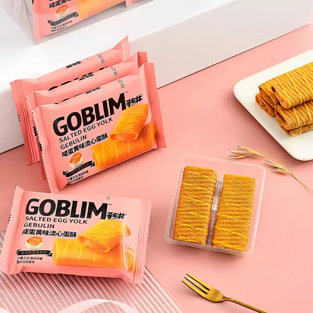 GOBLIM Egg Rolls (Salted Egg Yolk Flavor) 180g