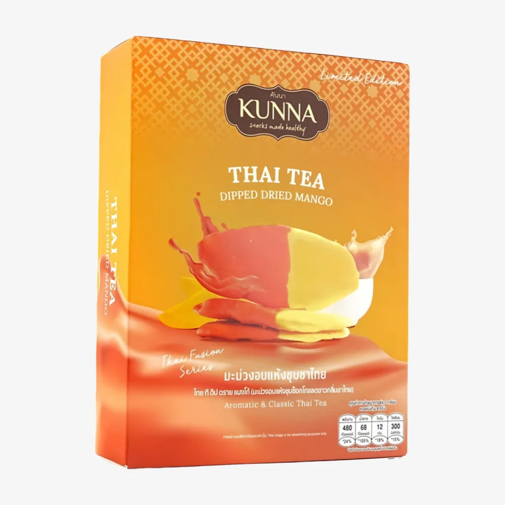 KUNNA Thai Tea Dipped Dried Mango 108g