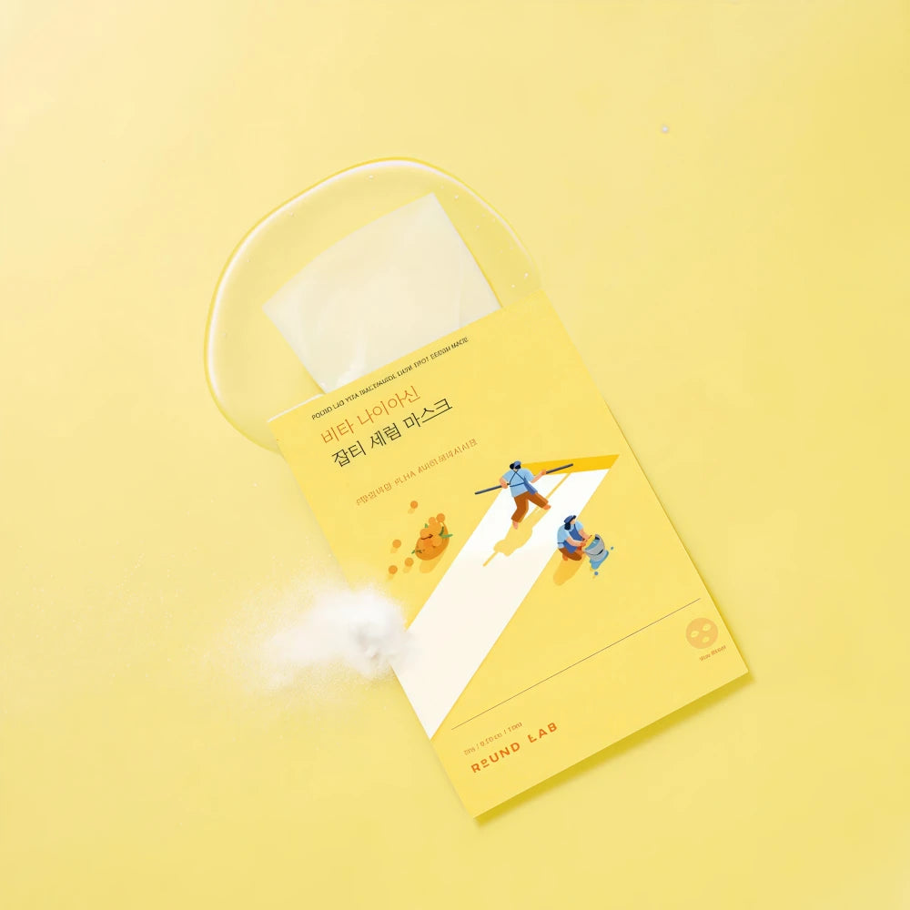 ROUND LAB Vita Niacinamide Dark Spot Serum Mask 10pcs