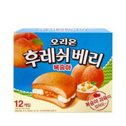 ORION Tarte aux fruits rouges frais, saveur pêche, 336 g