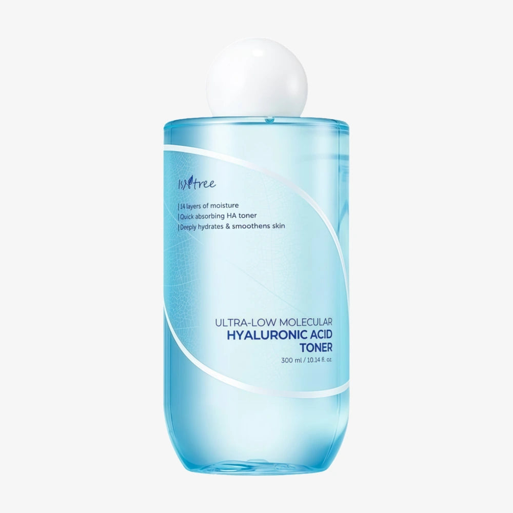 Lotion tonique à l'acide hyaluronique à très bas poids moléculaire ISNTREE 300 ml