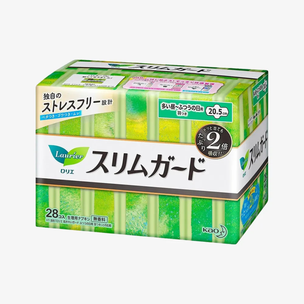 KAO LAURIER Slim Guard Daytime Sanitary 20.5cm 28pcs