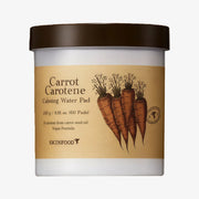 SKINFOOD Coussinets d'eau apaisants à la carotte et au carotène (60 unités)