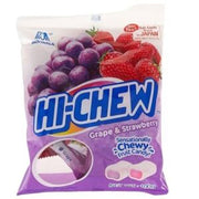 Bonbons mous à mâcher MORINAGA Hi-Chew Raisin et Fraise 100 g