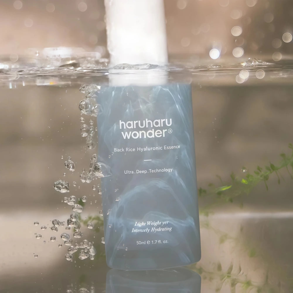 HARUHARU WONDER Essence d'acide hyaluronique au riz noir 50 ml