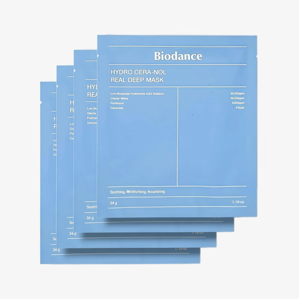 BIODANCE Hydro Cera-Nol Real Deep Mask 4pcs