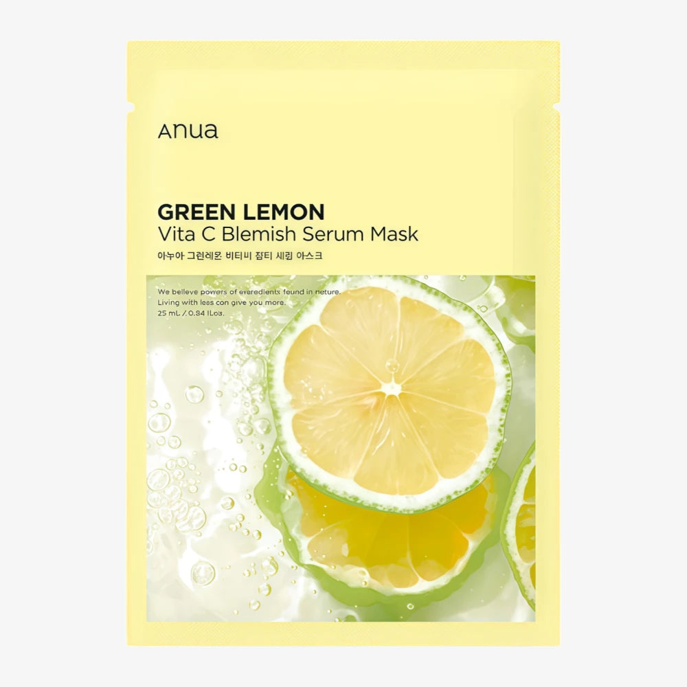 ANUA Green Lemon Vita C Blemish Serum Mask 1pc