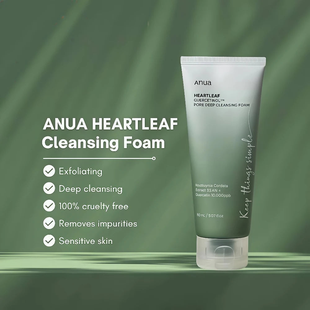 ANUA Heartleaf Quercetinol Pore Deep Cleansing Foam 150ml
