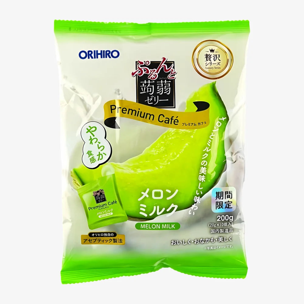ORIHIRO Konjac Jelly Melon Milk Flavor 200g