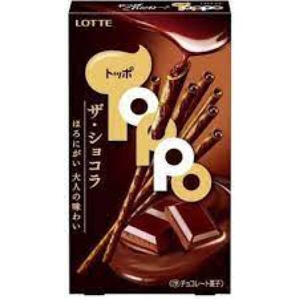 Bâtonnets Lotte Toppo (saveur chocolat) 2 sachets
