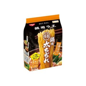 Nissin Raoh Intant Ramen For Hot Pot - Thick Curly (2 Servings) 140g