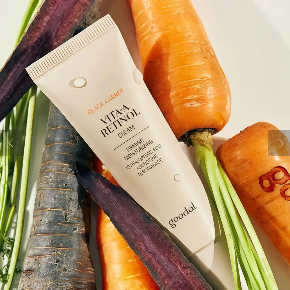 Crème raffermissante au rétinol Vita A à la carotte noire GOODAL 50 ml