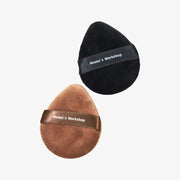 Ensemble de 2 houppettes à poudre moelleuses MOMOS WORKSHOP 