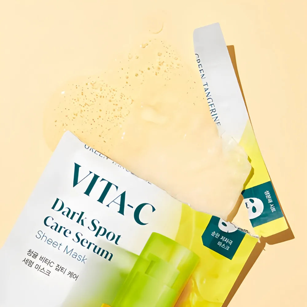 GOODAL Green Tangerine Vita C Dark Spot Care Serum Mask Alpha (5)