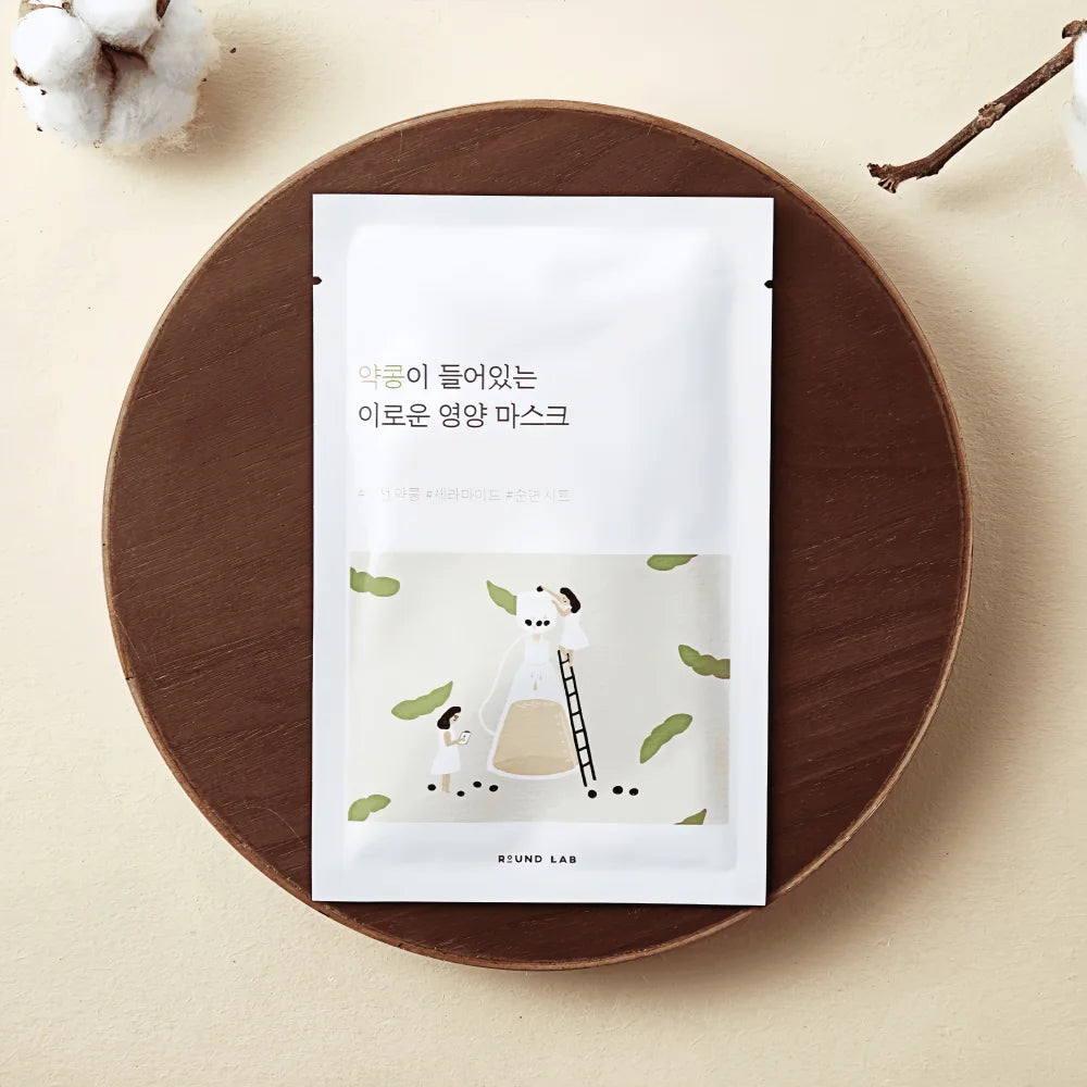 Masque nourrissant au soja ROUND LAB (10 unités)