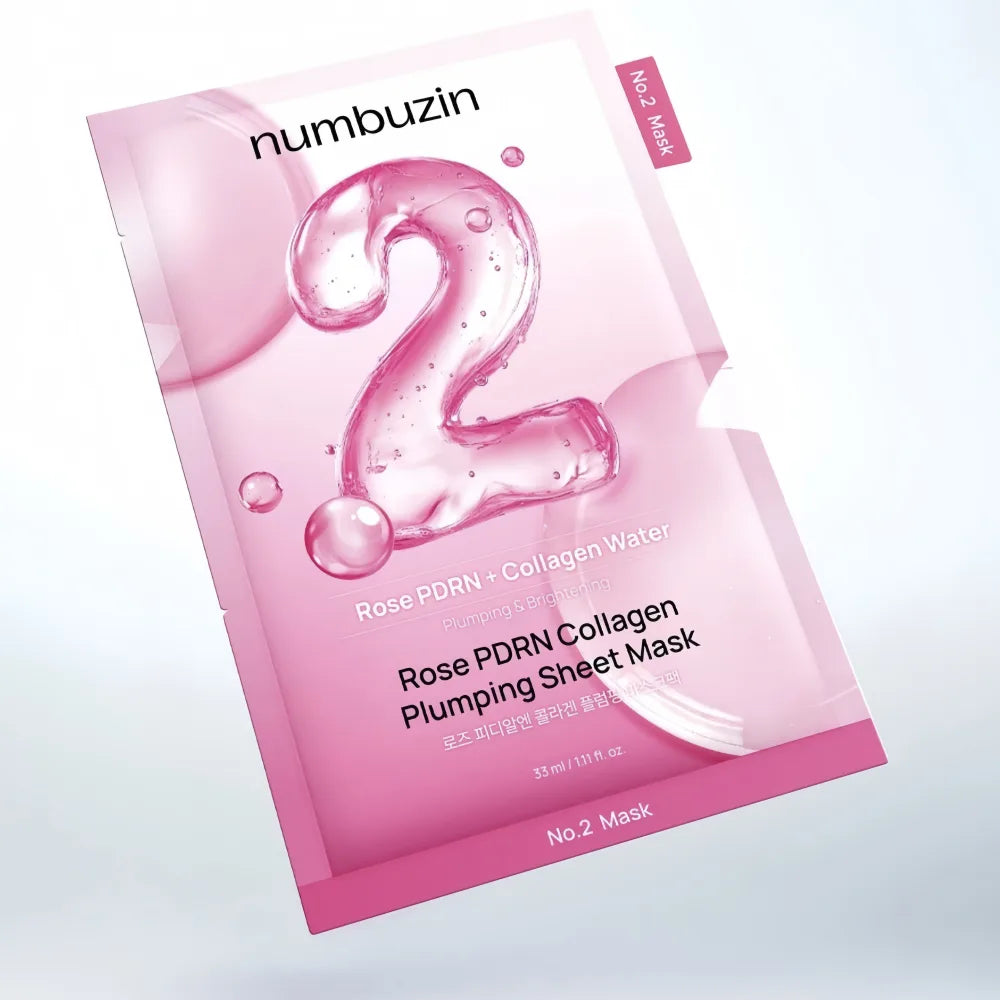 NUMBUZIN No.2 Rose PDRN Collagen Plumping Sheet Mask (1)