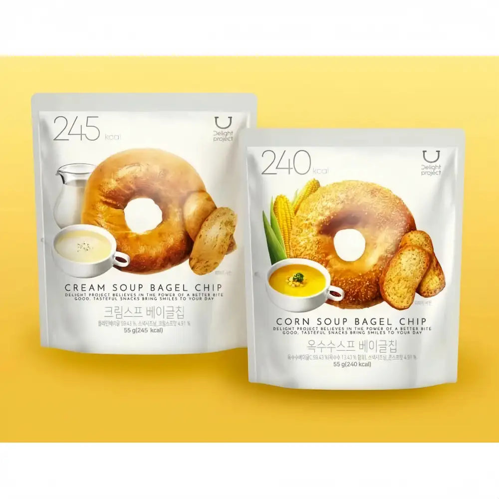 DELIGHT PROJECT Corn Soup Bagel Chip 55g