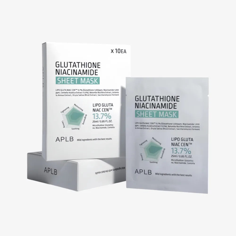 APLB Glutathione Niacinamide Sheet Mask (10)