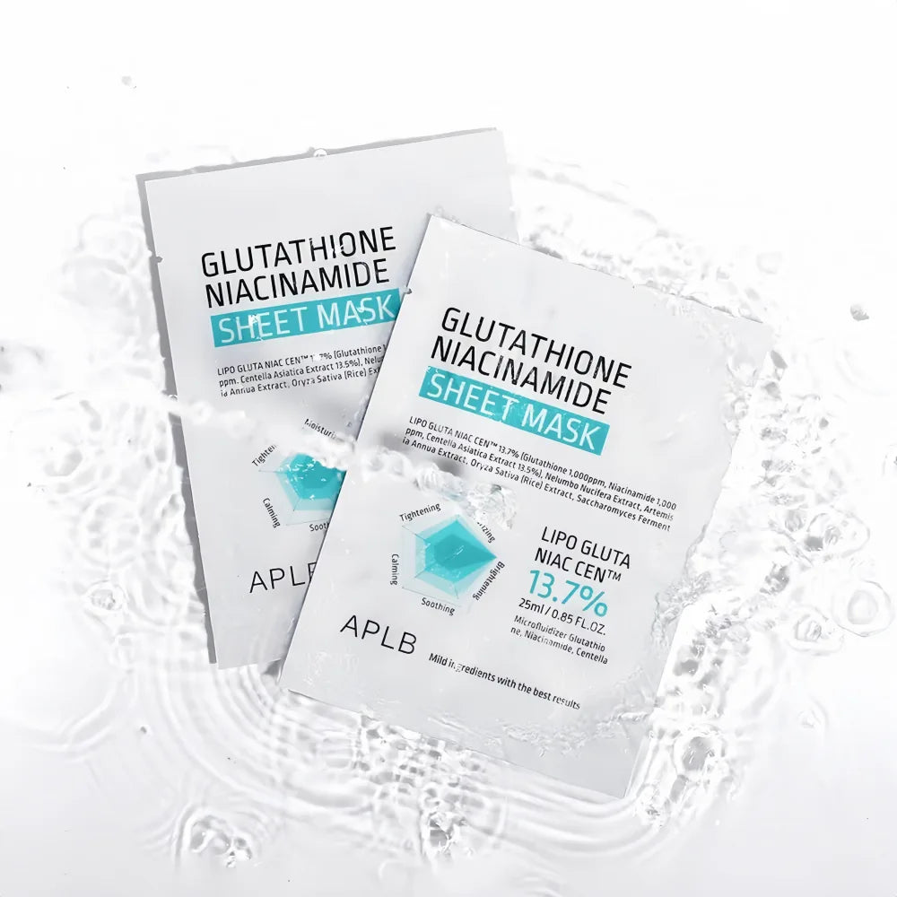 APLB Glutathione Niacinamide Sheet Mask (10)