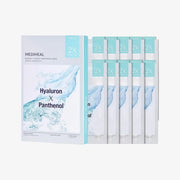 MEDIHEAL Masques enveloppants hydratants Derma Synergy (10 unités)