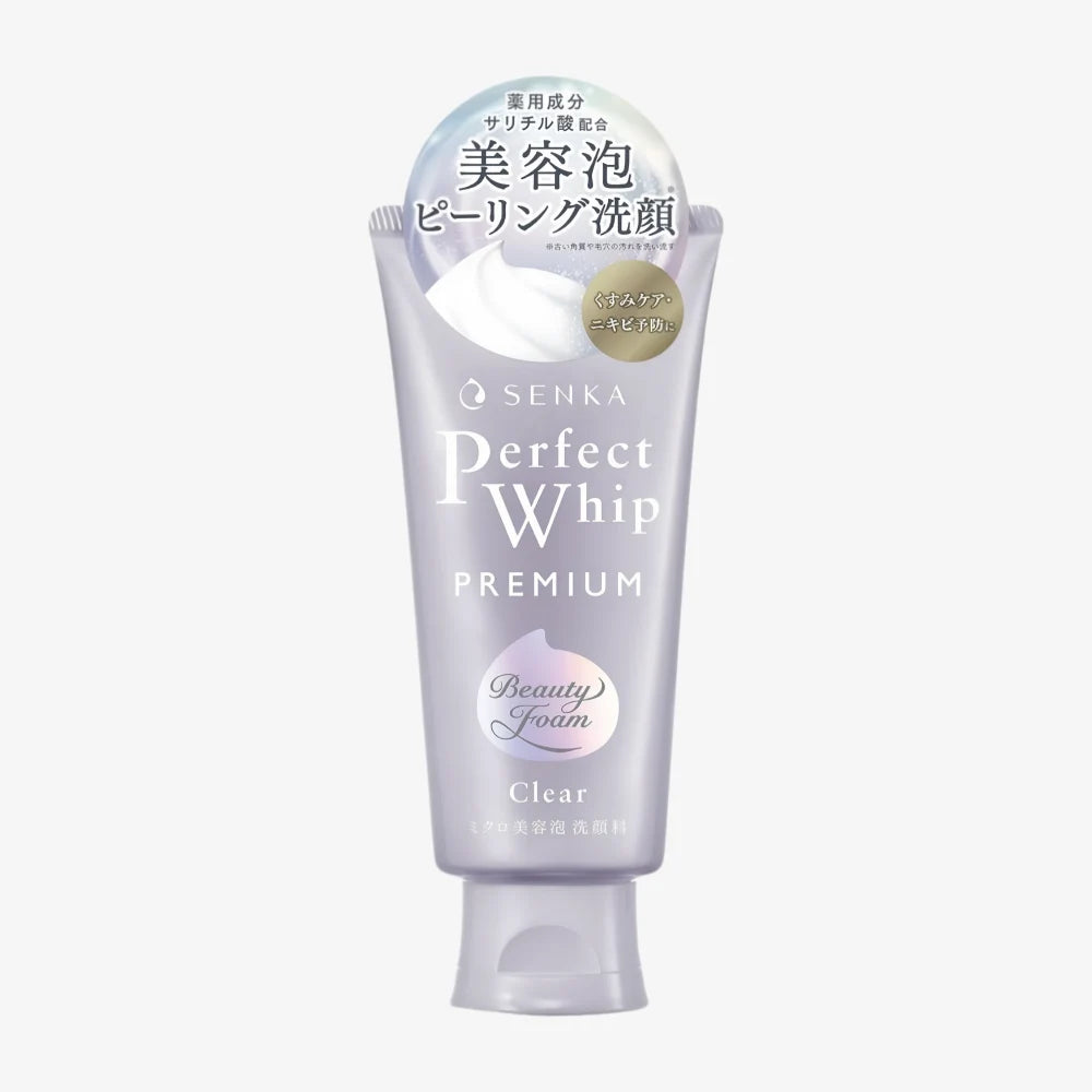 SHISEIDO SENKA Perfect Whip Foam Cleanser Premium Clear 120g