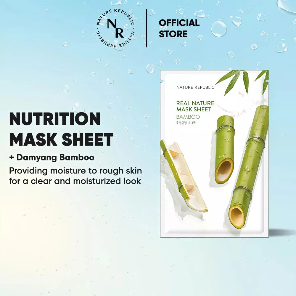 NATURE REPUBLIC Real Nature Mask Sheet Bamboo 1pc