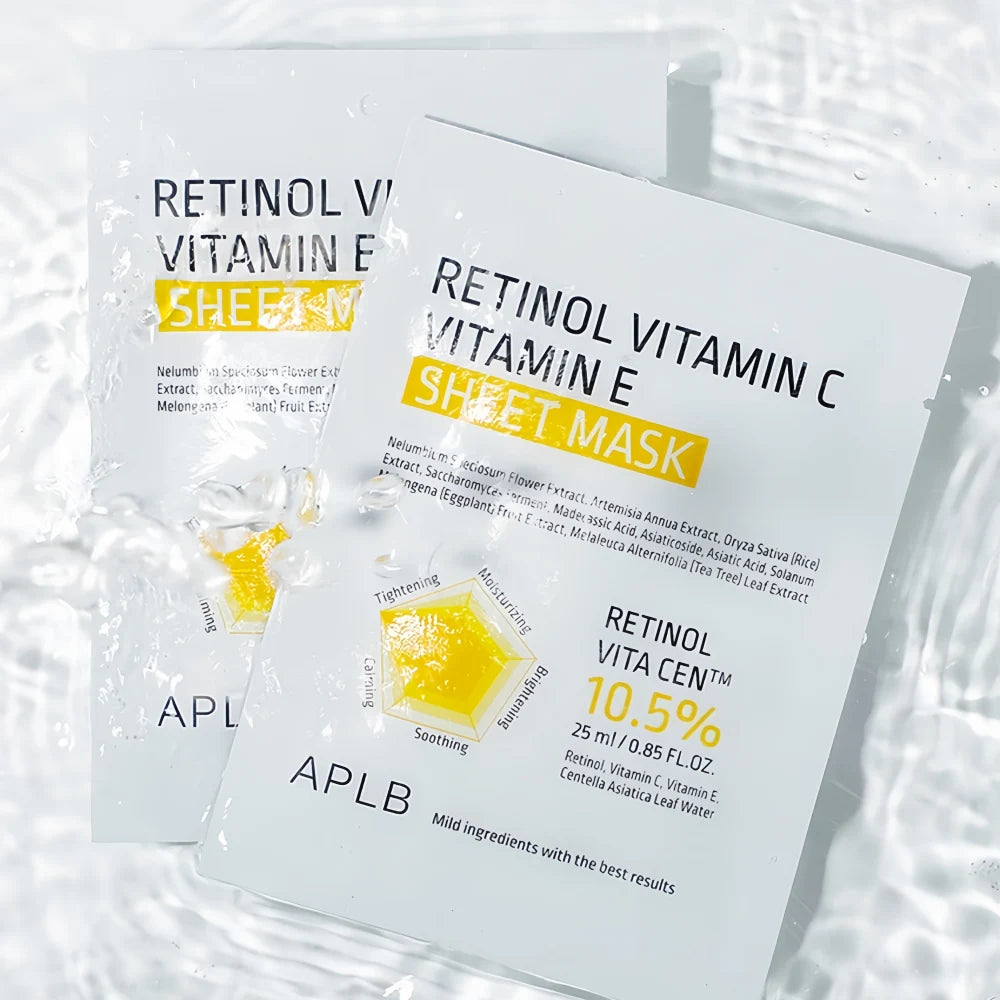 APLB Retinol Vitamin C Vitamin E Sheet Mask (10)