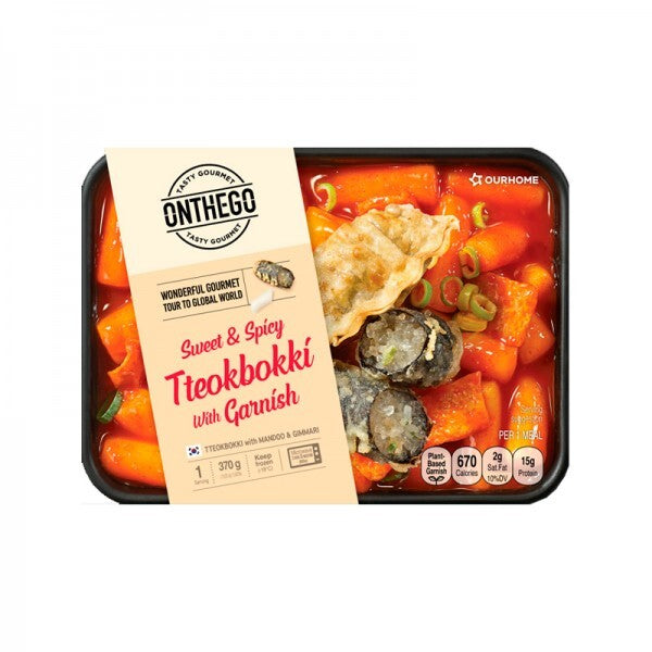 OURHOME Onthego Sweet & Spicy Tteokbokki With Garnish 370g