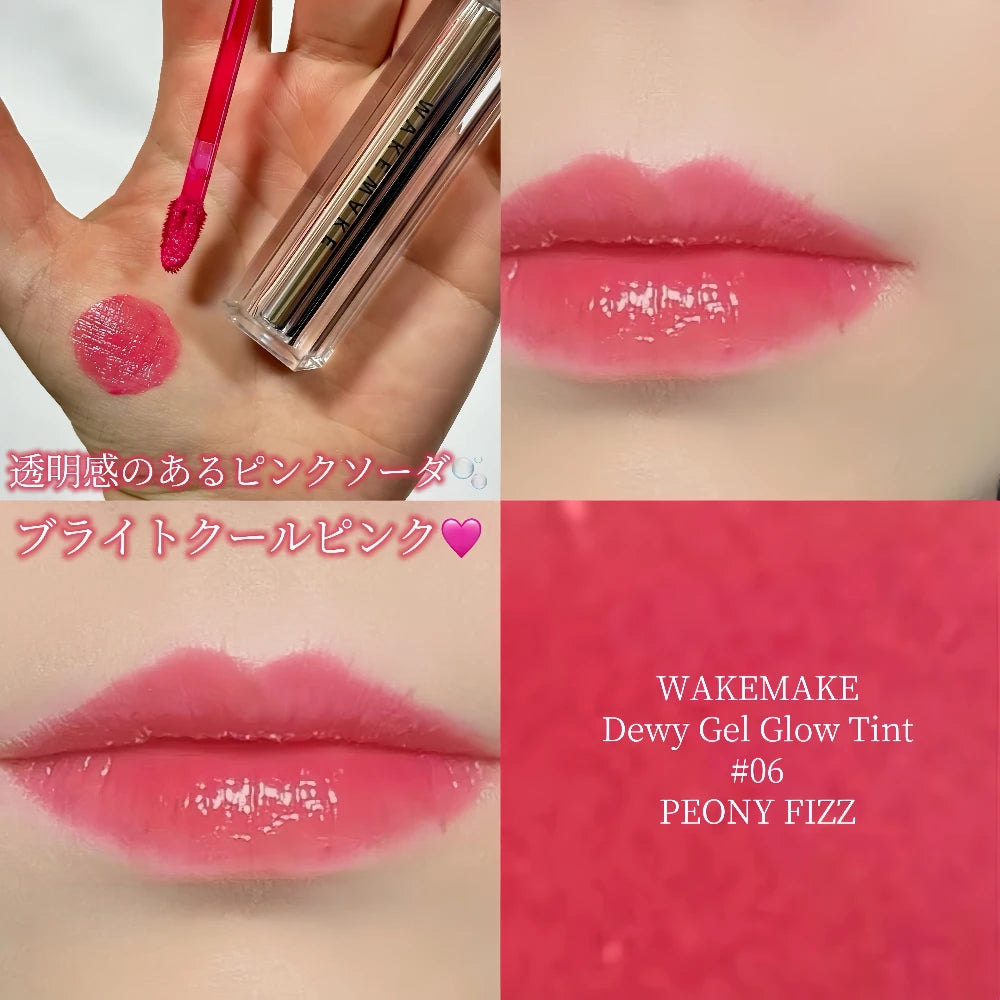 WAKEMAKE Dew Gel Glow Tint 06 PEONY FIZZ