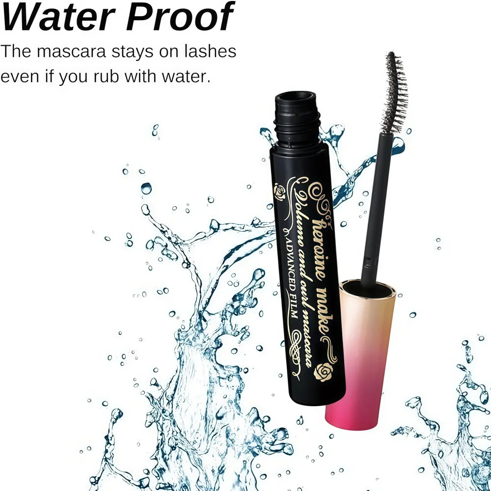 Mascara KISS ME Heroine Make Volume &amp; Curl 01 Noir Intense 