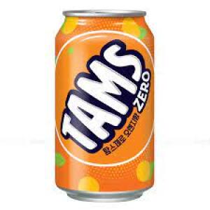 LOTTE)TAMS ZERO SODA ORANGE 355ML